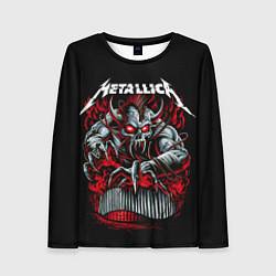 Лонгслив женский Metallica - Hardwired To Self-Destruct, цвет: 3D-принт