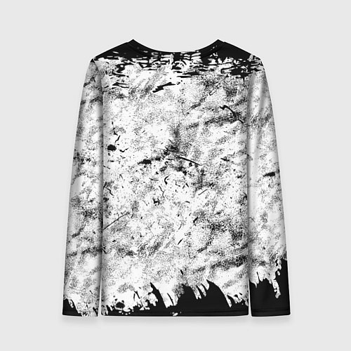 Женский лонгслив Надпись Слипкнот Рок Группа ЧБ Slipknot / 3D-принт – фото 2