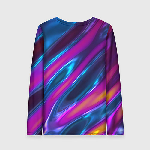 Женский лонгслив Игра в кальмара - переливающийся фон / 3D-принт – фото 2