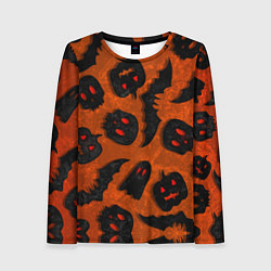 Женский лонгслив Halloween print