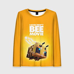 Женский лонгслив BEE MOVIE Minecraft