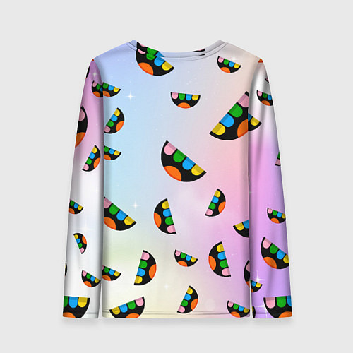 Женский лонгслив Toca Life: Smile Logo / 3D-принт – фото 2