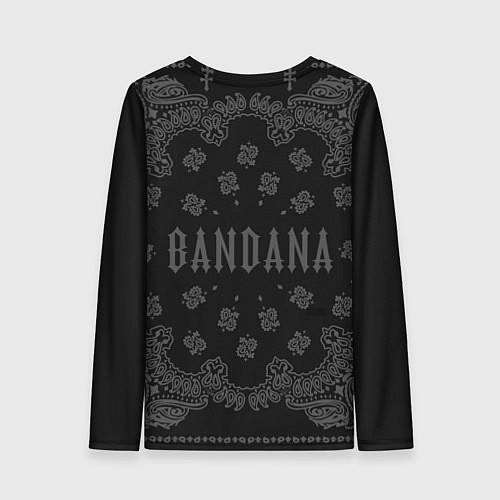 Женский лонгслив Big Baby Tape x Kizaru: BANDANA / 3D-принт – фото 2