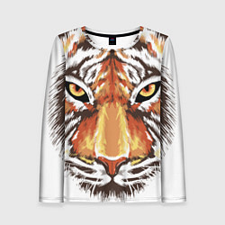 Лонгслив женский Морда тигра от John Art, цвет: 3D-принт