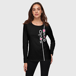 Лонгслив женский Я выжил в игре с кальмарами, цвет: 3D-принт — фото 2