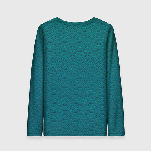 Женский лонгслив Альфа Легион чешуя креатив / 3D-принт – фото 2