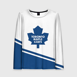 Лонгслив женский Toronto Maple Leafs Торонто Мейпл Лифс, цвет: 3D-принт