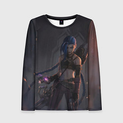 Лонгслив женский Дерзкая Джинкс, цвет: 3D-принт