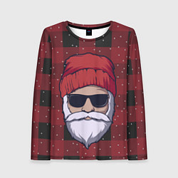 Женский лонгслив SANTA HIPSTER САНТА ХИПСТЕР