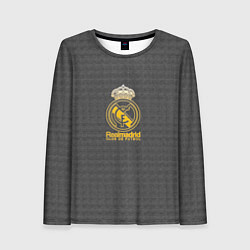 Женский лонгслив Real Madrid graphite theme