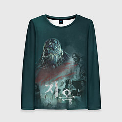 Женский лонгслив Общество Новое Истина