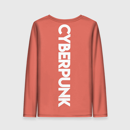 Женский лонгслив Cyberpunk Спина / 3D-принт – фото 2