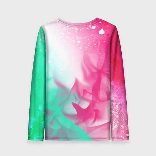 Женский лонгслив ИГРА В КАЛЬМАРА - 456 Огонь / 3D-принт – фото 2