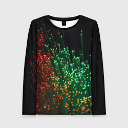 Лонгслив женский Неоновые светящиеся палочки, цвет: 3D-принт