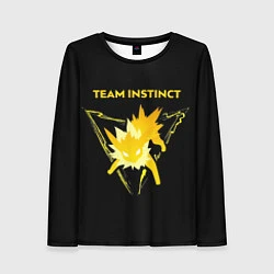 Лонгслив женский Team Instinct - Pokemon GO, цвет: 3D-принт