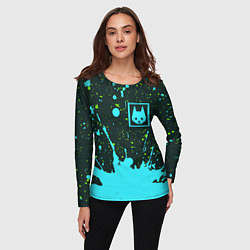 Лонгслив женский Stray: Paints, цвет: 3D-принт — фото 2