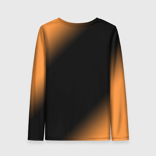 Женский лонгслив FOX - Градиент / 3D-принт – фото 2