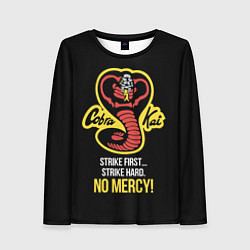 Женский лонгслив Cobra Kai - No mercy!