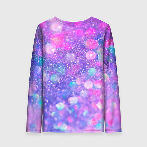 Женский лонгслив День Рождения - Медвежонок с шариками / 3D-принт – фото 2