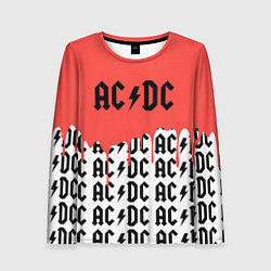 Женский лонгслив Ac dc rock