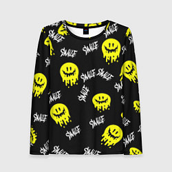 Лонгслив женский SMILE smile граффити, цвет: 3D-принт