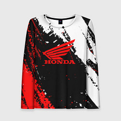 Лонгслив женский Honda Logo Auto, цвет: 3D-принт