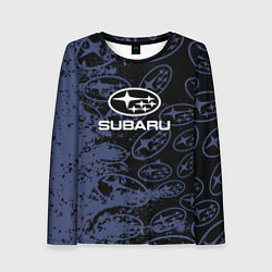 Женский лонгслив Subaru Pattern спорт