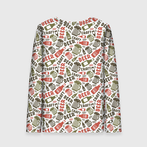 Женский лонгслив Craft Beer / 3D-принт – фото 2