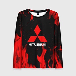 Женский лонгслив Mitsubishi Red Fire