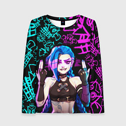 Женский лонгслив JINX ДЖИНКС NEON PATTERN