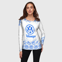 Лонгслив женский Volkswagen фольксваген, цвет: 3D-принт — фото 2