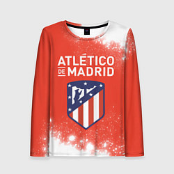 Женский лонгслив ATLETICO MADRID Брызги