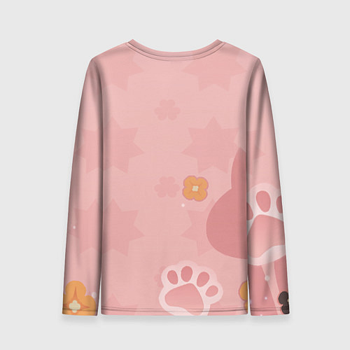 Женский лонгслив Cute Diona Genshin Impact / 3D-принт – фото 2