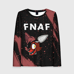 Женский лонгслив FIVE NIGHTS AT FREDDYS - ФОКСИ Краска