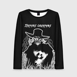 Лонгслив женский Jeepers Creepers, цвет: 3D-принт