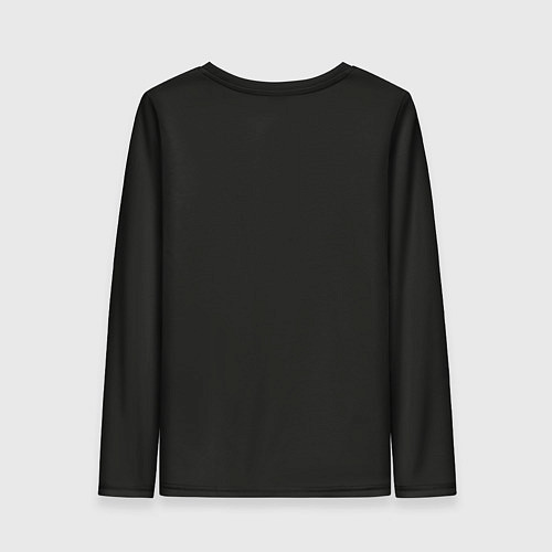 Женский лонгслив Отражение панды ночью / 3D-принт – фото 2