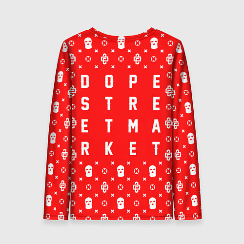 Женский лонгслив Red Dope Camo Dope Street Market / 3D-принт – фото 2