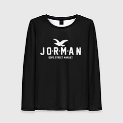 Женский лонгслив Узор Black Jorman Air Dope Street Market