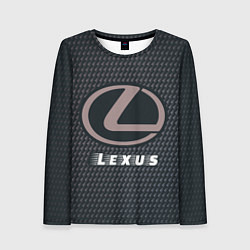 Лонгслив женский LEXUS Lexus - Карбон, цвет: 3D-принт