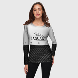 Лонгслив женский Jaguar Ягуар Сталь, цвет: 3D-принт — фото 2