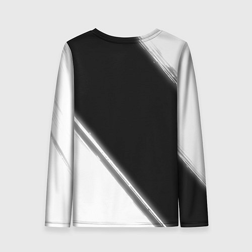 Женский лонгслив ЮВЕНТУС Juventus Краска / 3D-принт – фото 2