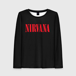 Женский лонгслив Nirvana in Red