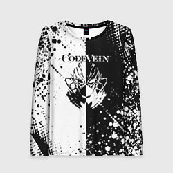 Лонгслив женский Code vein черное белое, цвет: 3D-принт