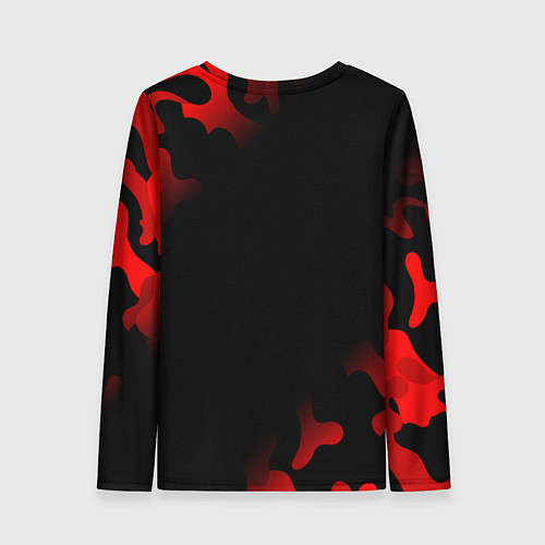 Женский лонгслив Eat Sleep Titanfall Repeat Милитари / 3D-принт – фото 2