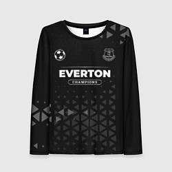 Женский лонгслив Everton Форма Champions