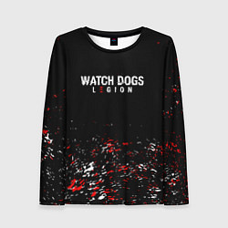 Лонгслив женский Watch Dogs 2 Брызги красок, цвет: 3D-принт