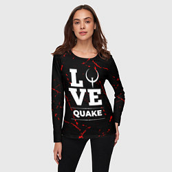 Лонгслив женский Quake Love Классика, цвет: 3D-принт — фото 2