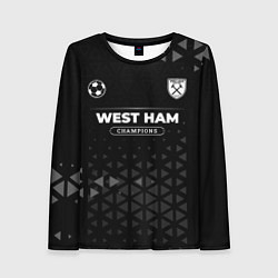Женский лонгслив West Ham Champions Uniform