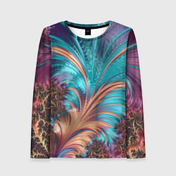 Женский лонгслив Floral composition Цветочная композиция