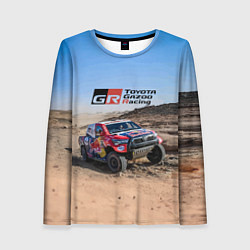 Женский лонгслив Toyota Gazoo Racing Rally Desert Competition Ралли